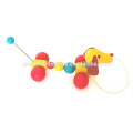 Fancy Pulling Along Wooden Dog Toy para crianças